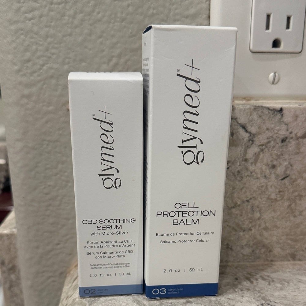 Glymed+ CBD Soothing Serum and Cell Protection Balm Set